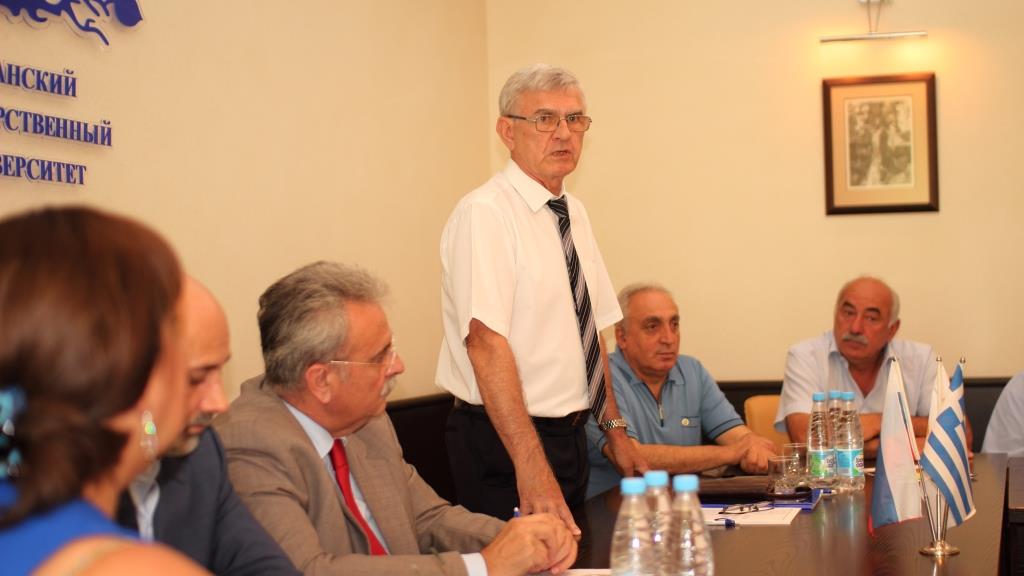 Συμμετοχή Γ. Προξένου στην Ολυμπιάδα για την Ελληνική Γλώσσα που έγινε στο Κρατικό Πανεπιστήμιο Κουμπάν (Κρασνοντάρ)