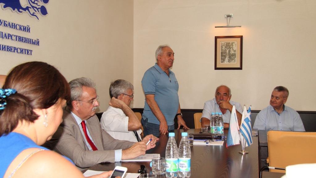 Συμμετοχή Γ. Προξένου στην Ολυμπιάδα για την Ελληνική Γλώσσα που έγινε στο Κρατικό Πανεπιστήμιο Κουμπάν (Κρασνοντάρ)